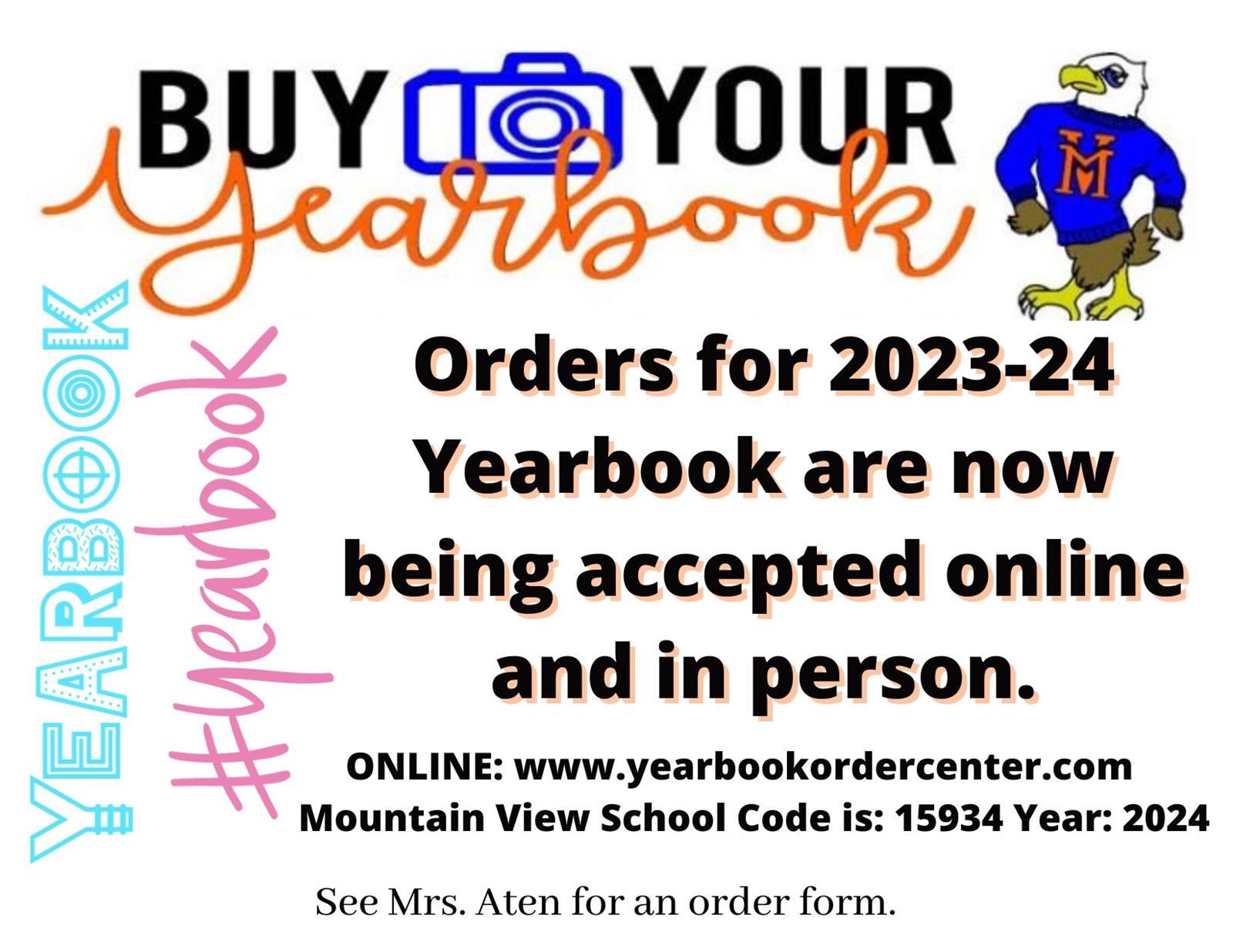  Yearbook Order Form!